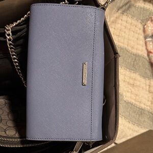 Elegant Blue Chain Shoulder Bag